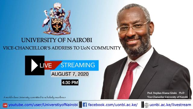 The VC Prof. Kiama to address the University community