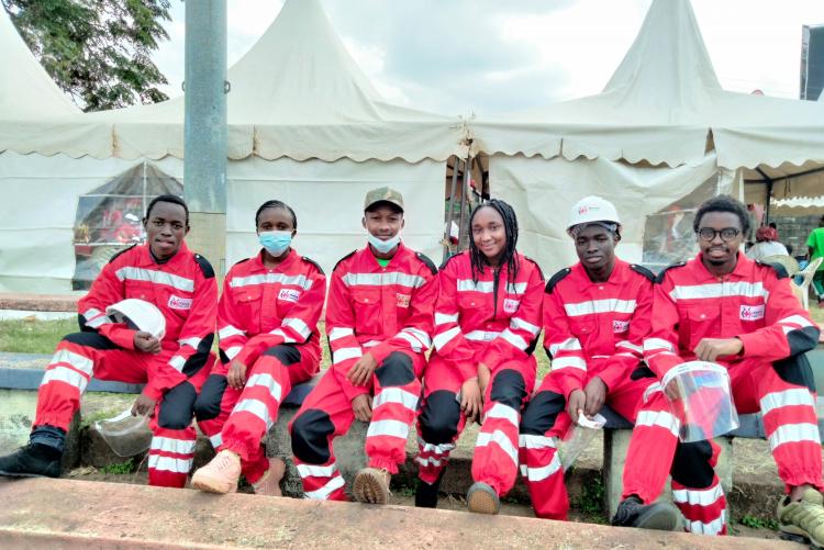 Kenya Red Cross  UoN chapter team