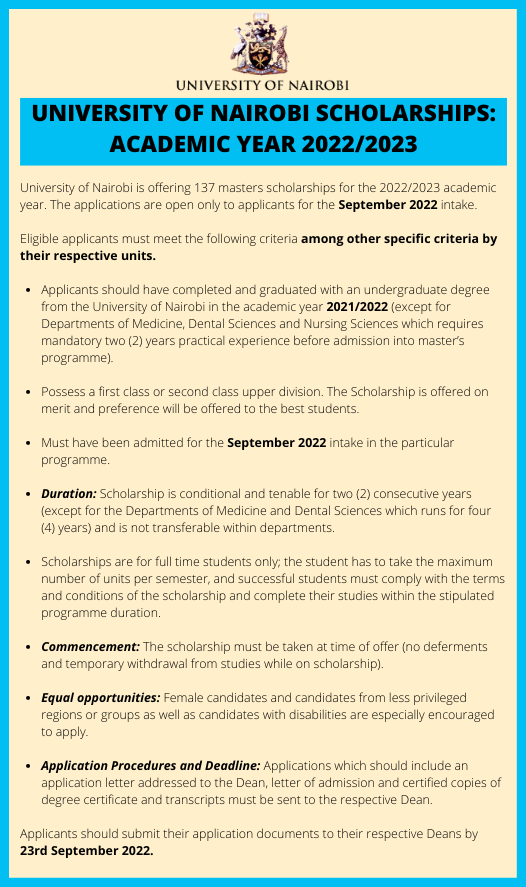 University Of Nairobi Academic Calendar 2025 2026