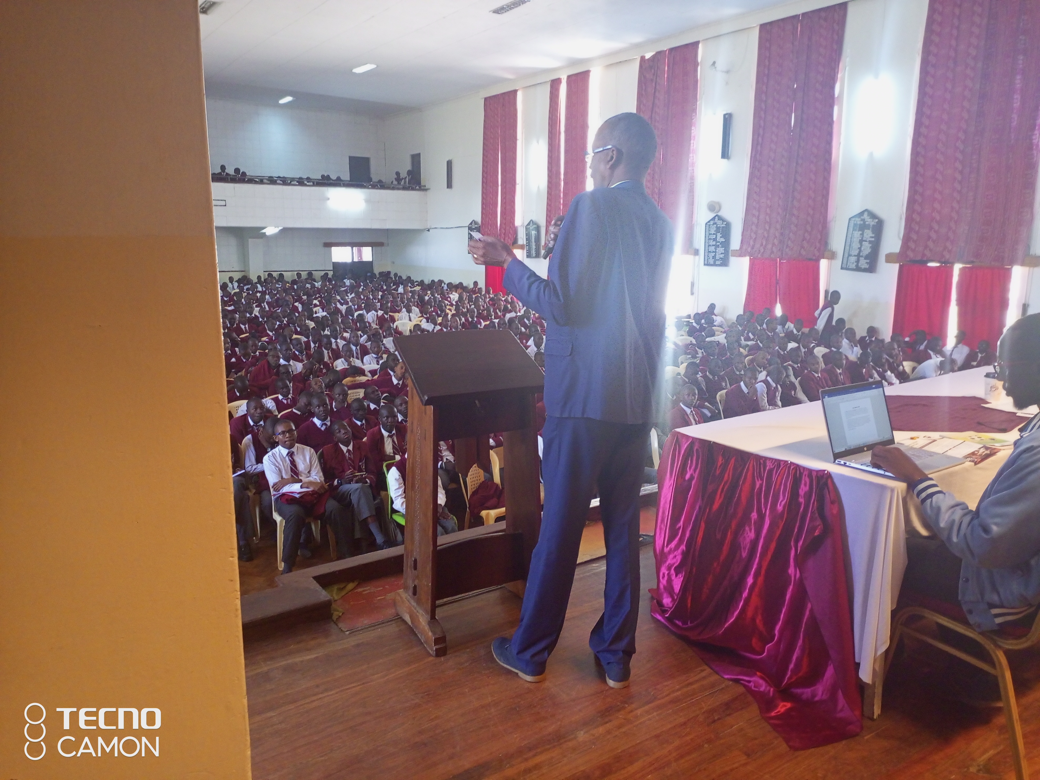 Admissions staff at a Career Guidance held at Lenana School on Friday, 3rd February 2023.