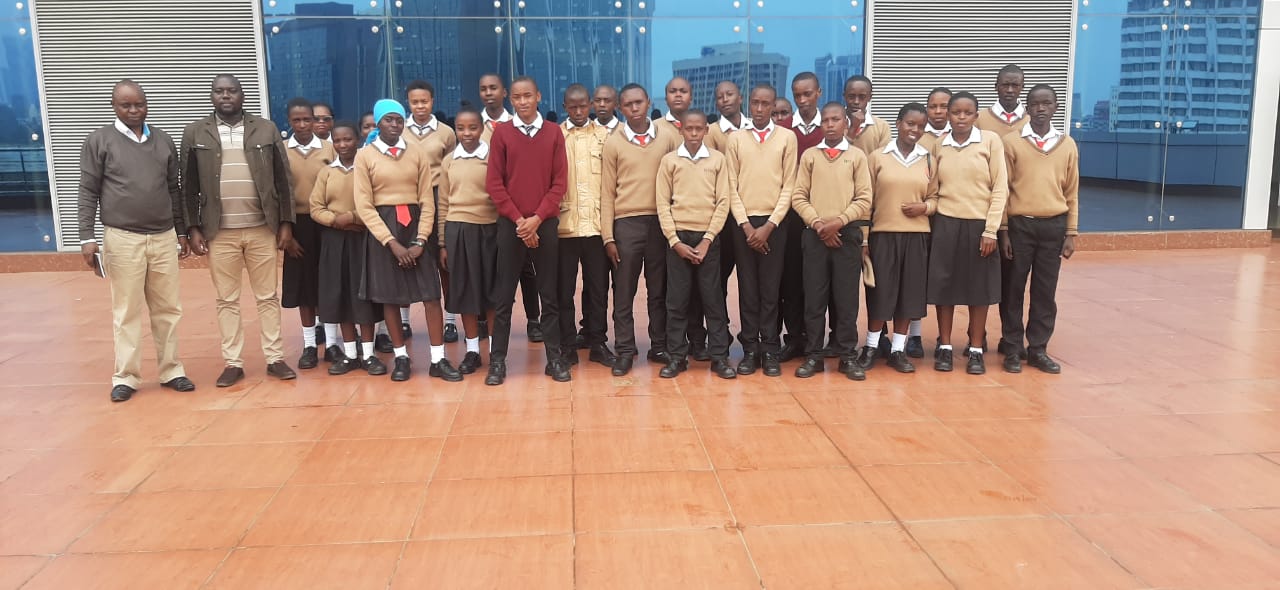 Kithunguini Secondary school which visited university of Nairobi on July 19, 2022 with 152 form 4 students.