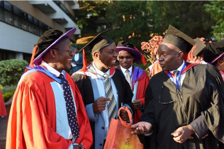 A section of the faculty during the 62nd Graduation Ceremony - December 20, 2019