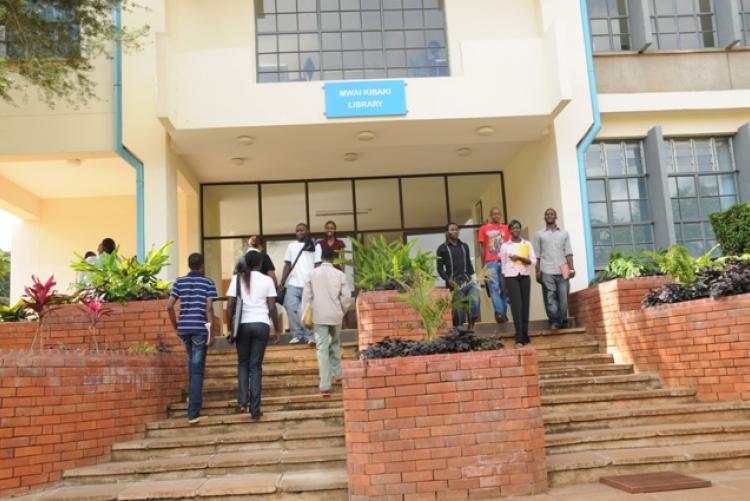 The Mwai Kibaki Library at the School of Business, Lower Kabete, Nairobi.