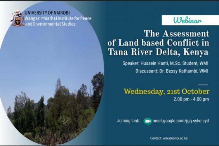 The Assessment of Land based Conflict in Tana River Delta, Kenya