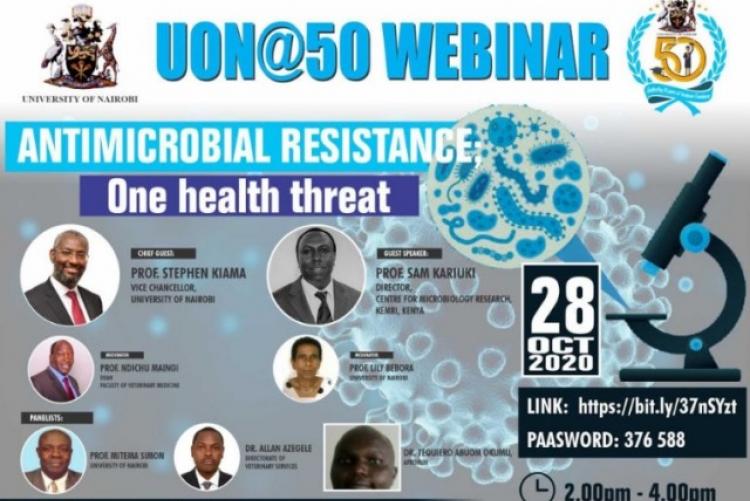 UoN@50 webinar invitation - antimicrobial resistance