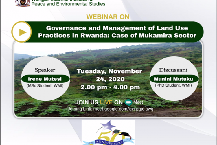 Governance and Management of Land Use Practices in Rwanda: Case of Mukamira Sector