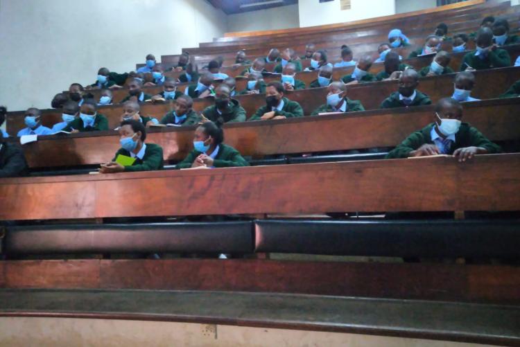 64 students from Njuri Girls Visited UoN on 13th Jan 2022