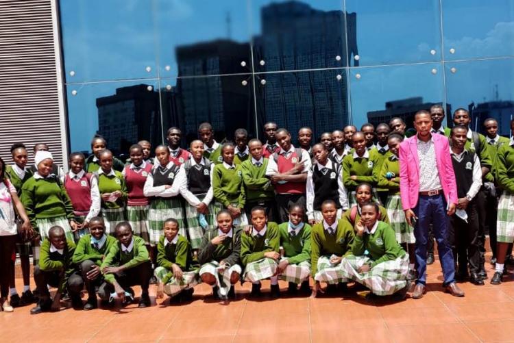 60 Students from St. Andrews Tarabete Sec. Naivasha on 28th Jan 2022