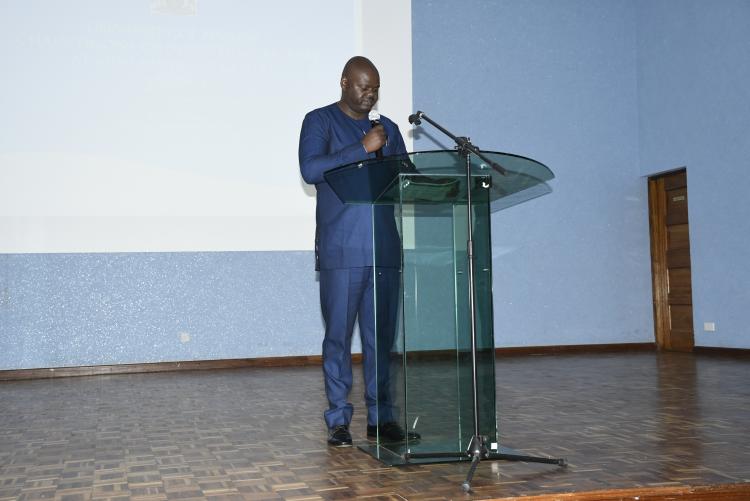 COO, Mr. Brian Ouma addressing the chairpersons