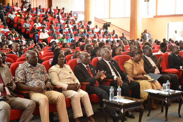 Prof. Ogeng'o attends the Boy Child Mentorship held at the Taifa Hall on 2nd March, 2023