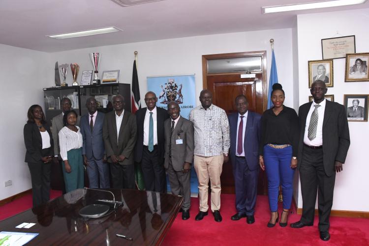 Courtesy Call to the VC by Kenya Society of Environmental Biological and Agricultural Engineers Chairperson held on 1st March, 2023