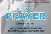 UoN Prayer Day held on 23rd July 2020