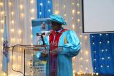 Prof. Ayub Giatu (DVC Academic Affairs) giving his speech