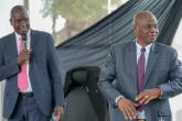 From Left (Prof. Mande - Ag. DVCAA, Prof. Gitau - VC)