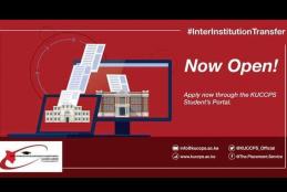 Inter University Transfer application is window is now open, apply now through KUCCPS students portal