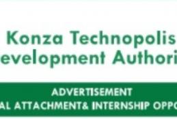 Konza Technopolis Development Authority (KOTDA) Internships - invitation for applications